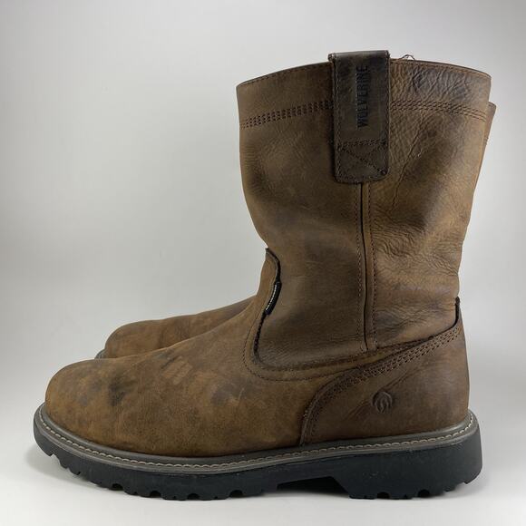 Wolverine Floorhand Work Boots Men’s 10.5 M Waterproof Soft Toe Leather W10682 - Picture 3 of 11